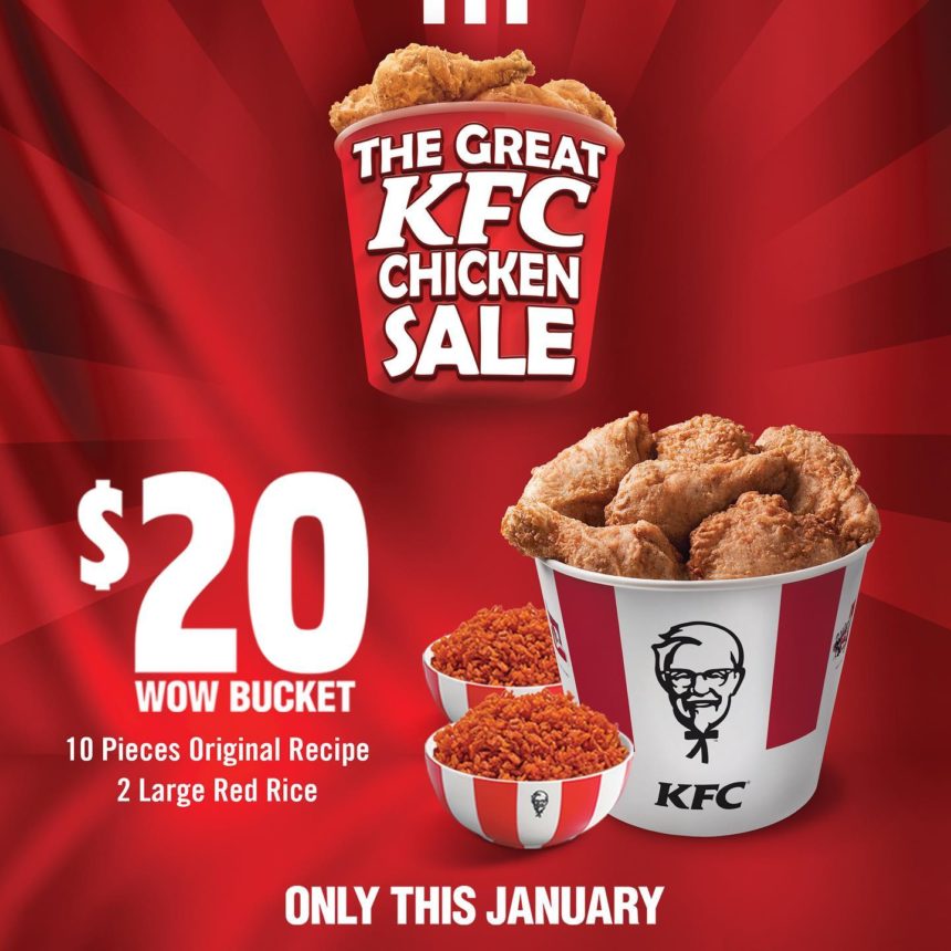 KFC 20 WOW Bucket GPO Guam