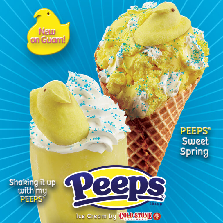 COLD STONE CREAMERY NEW PEEPS ICE CREAM GPO Guam