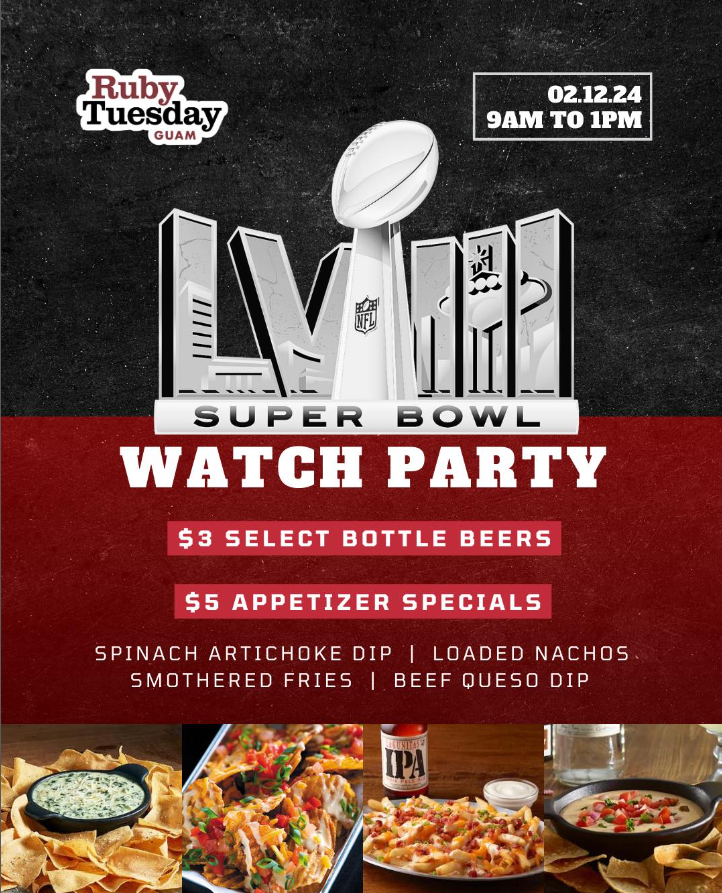Ruby Tuesday: Super Bowl Watch Party